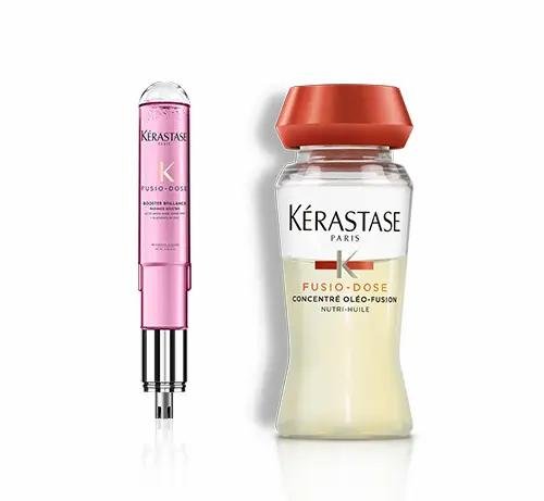 tratamento capilar Fusio-Dose Concentré Óleo-Fusion +  Booster Brillance